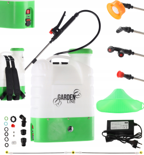 Akumulátorový postrekovač Gardenline 16 l